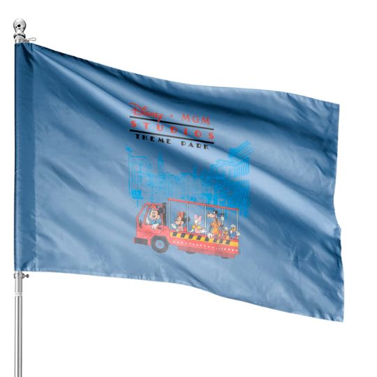 Retro Disney MGM Studios Vintage | Unisex Softstyle House Flags