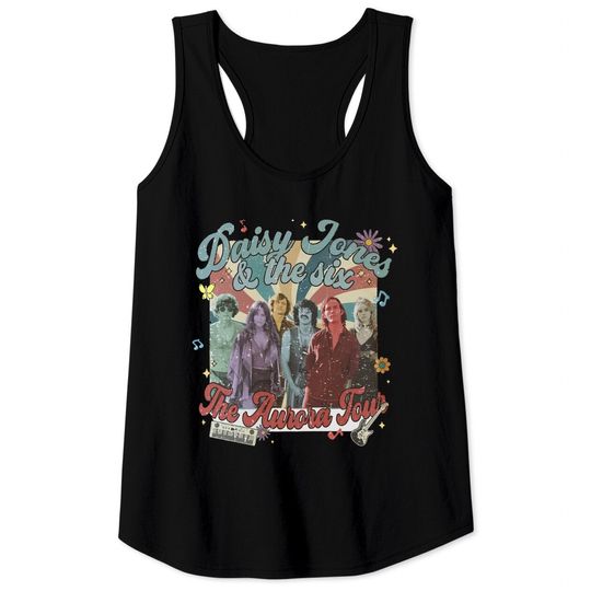 Retro Daisy Jones And The Six Tank Tops | Aurora World Tour Tank Tops