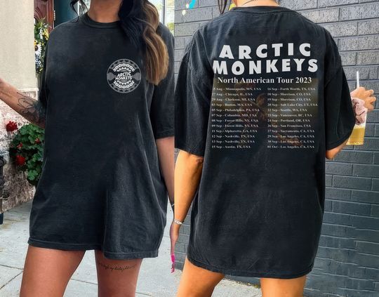 2023 Arctic Monkeys North American Tour T-Shirt