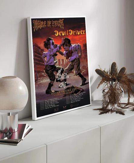 Cradle Of Filth + DevilDriver - Tour 2023 Wall Dercor Poster