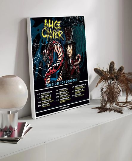 Poster Alice Cooper - Tour 2023 Wall Dercor Art Print