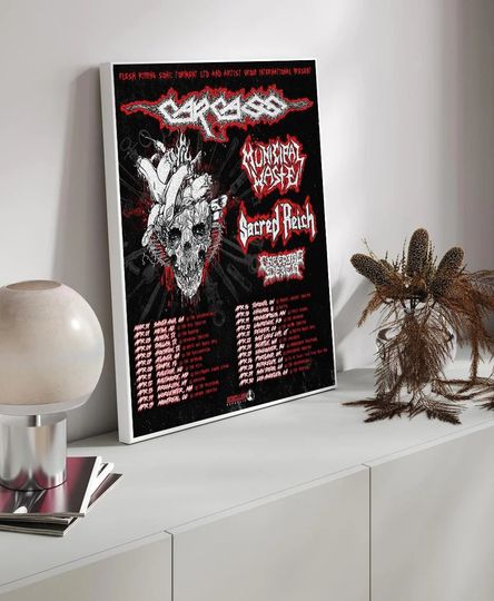 Poster Carcass 2023 North American Tour
