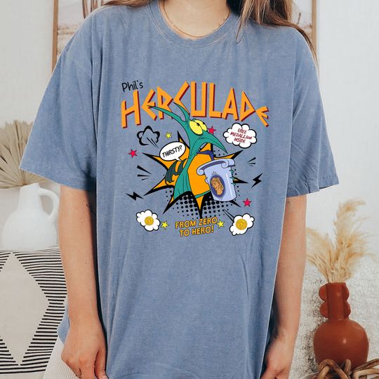 Vintage Disney Hercules, Retro Hercules 1997 Shirt, Phil'S Herculade, Magic Kingdom Pain Panic Hercules, Disneyworld Shirt, Disney Family