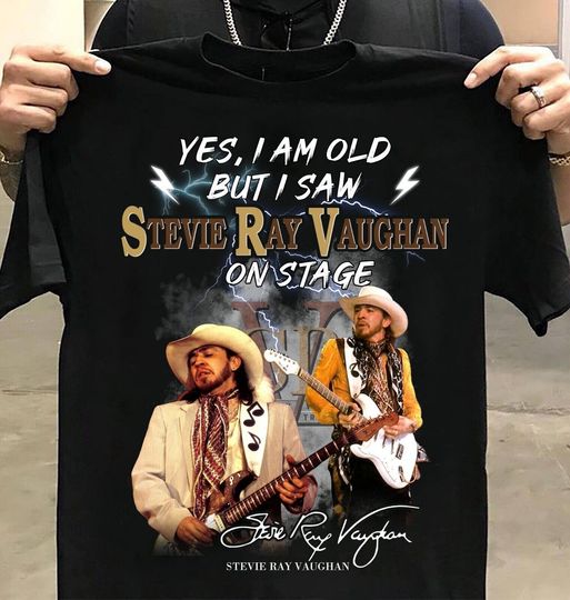 Stevie Ray Vaughan & Double Trouble Shirt, Stevie Ray Vaughan Shirt