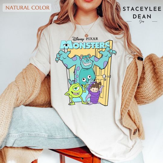 Disney Pixar Monsters Inc Shirt, Pixar Sullivan Face Shirt, Disney Shirt, Disney World Shirt, Magic Kingdom Shirt, Family Birthday Gift