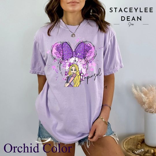 Disney Princess Rapunzel Shirt, Disney Tangled Shirt, Disney Vacation Shirt, Disney Castle, Disney Girl Trip, Disney Shirt