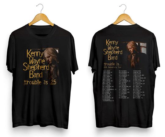 Kenny Wayne Shepherd Band 25th Anniversary 2023 Tour T-Shirt, Kenny Wayne Shirt, 2023 Tour Concert Tee
