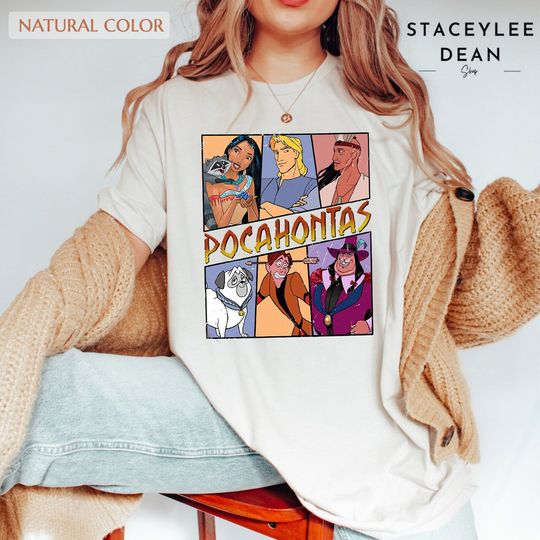 Retro Disney Pocahontas Squad Captain John Meeko Percy Shirt, Disney Vintage Shirt, Disney Vacation Shirt, Disney Girl Trip, Disney Shirt