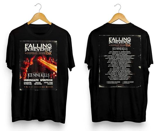 The Popular Monster Tour 2023 Shirt, Falling In Reverse Popular Monstour Shirt