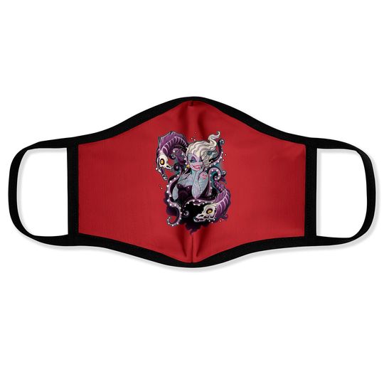 Disney Ursula Haters Gonna Hate Disney Comfort Colors Face Masks