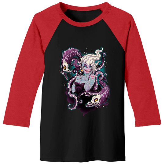 Disney Ursula Haters Gonna Hate Disney Comfort Colors Baseball Tees