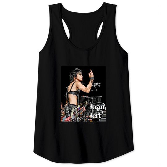 Joan Jett Signature Tank Tops, Joan Jett Rock N Roll Tank Tops