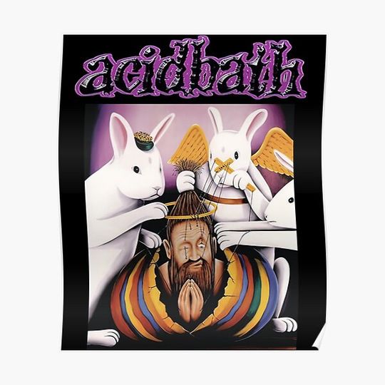 Acid Bath Sludge Metal Premium Matte Vertical Poster