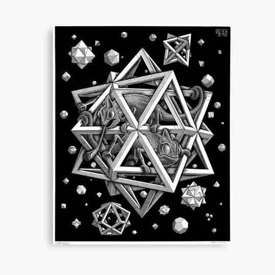 Discover M.C. Escher - Stars Canvas