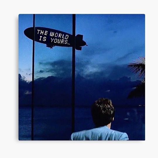Scarface The World is Yours Canvas