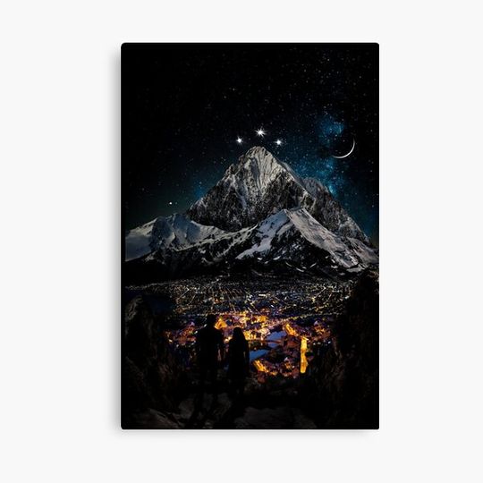 Velaris - City of Starlight, Court of Dreams WITHOUT TEXT Canvas