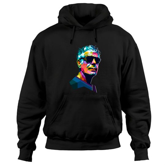 Anthony Bourdain WPAP - Anthony Bourdain - Hoodies