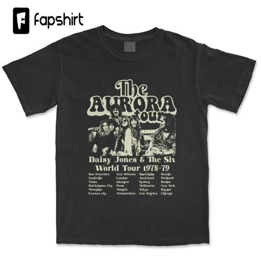 Vintage Y2k The Aurora Tour 1978-79 T-shirt, Vintage Daisy Jones & The Six