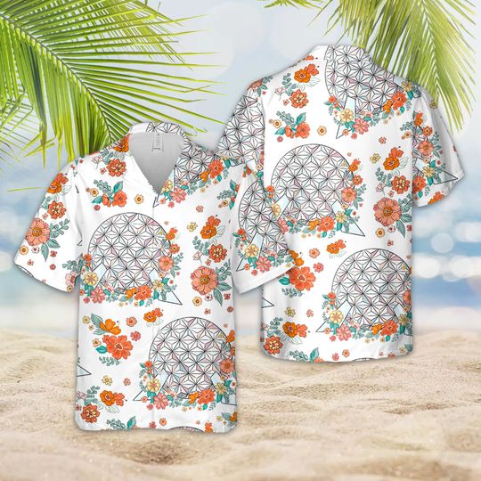 Disney Epcot Aloha Beach Hawaiian Shirt, Disneyland Hawaiian Shirt, Holiday Beach Shirt