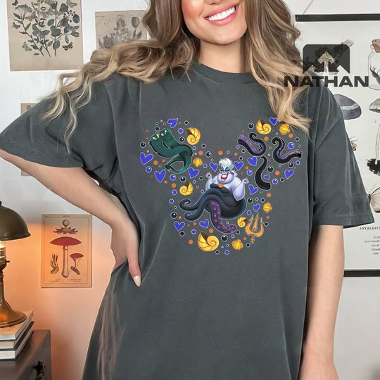 Ursula Shirt, Disney Villain Shirt, Mickey Ears Shirt