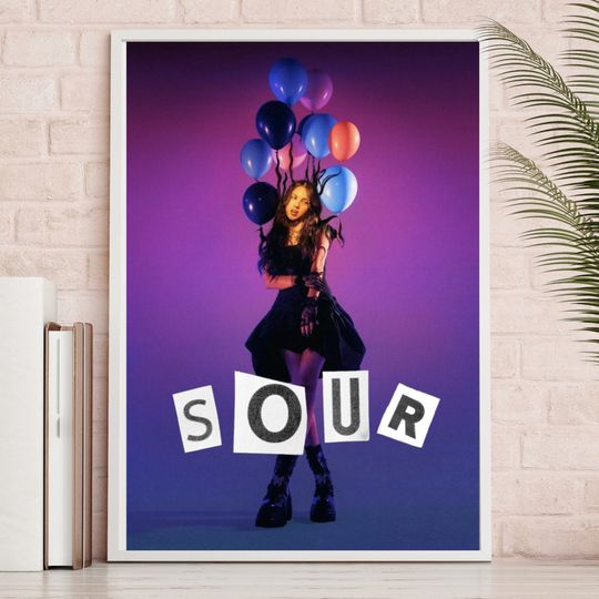 Sour Olivia Rodrigo Art Poster