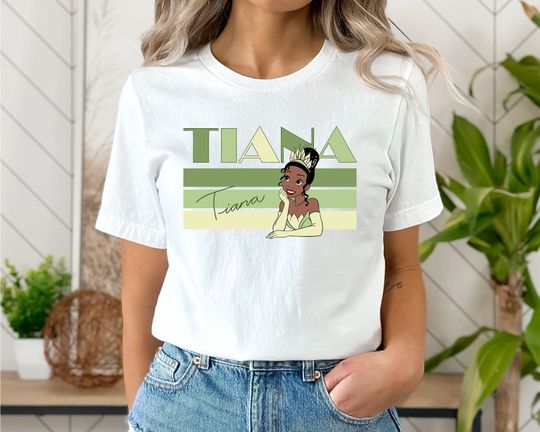 Tiana Disney Shirt, Tiana Retro T-shirt, Tiana Princess Shirt, Cute Tiana Tee.