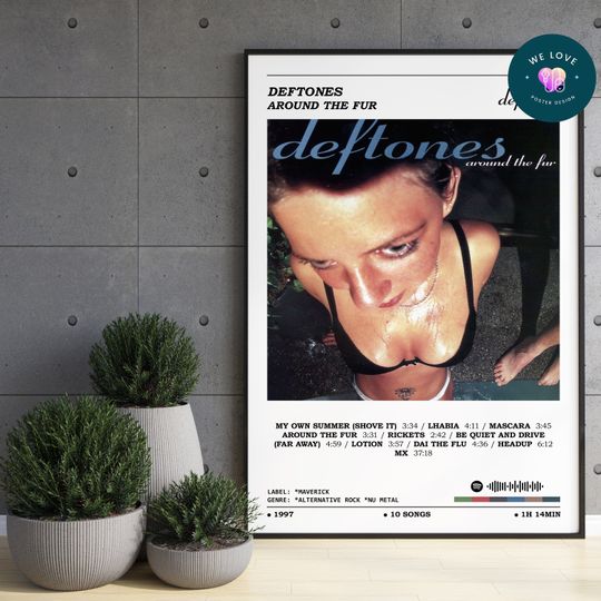 Deftone - Around The Fur Album Poster