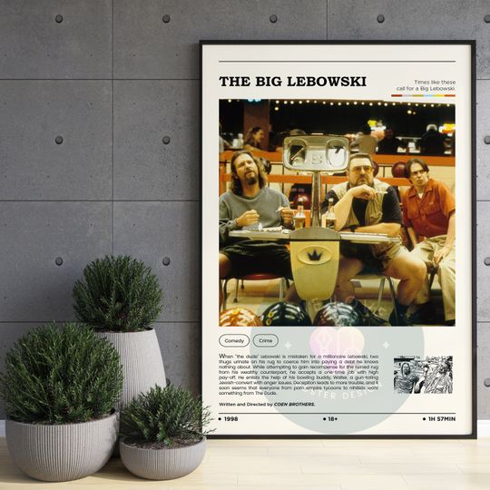 The Big Lebowski Movie Poster
