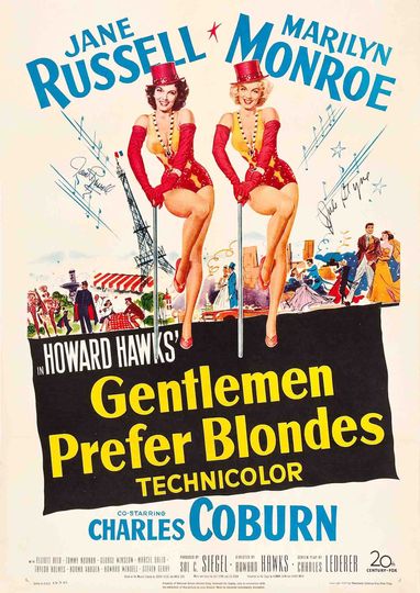 Discover Gentlemen Prefer Blondes 1953 Movie POSTER
