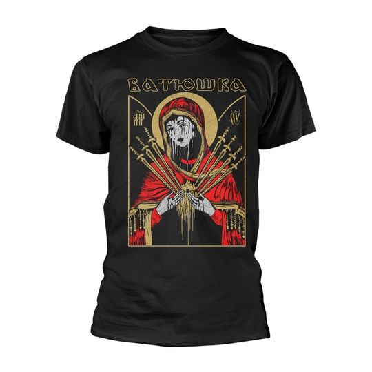 Batushka Unisex T-Shirt: Maria II (Red) (Back Print)