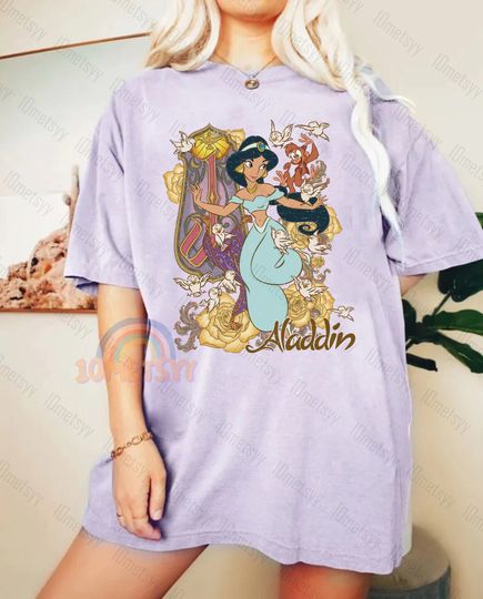Vintage Princess Jasmine Alladin Shirt,Disney Character Shirt