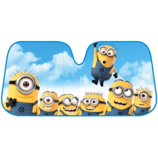 Despicable Me Minion Happy Family Auto Sun Shade Cartoon Car Accessories Car Windshield
