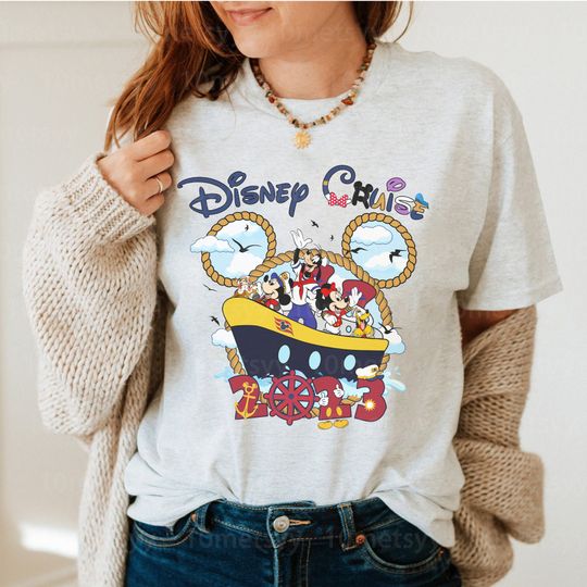 2023 Disney Cruise Family Shirts, Adults Kids Disney Cruise Shirt