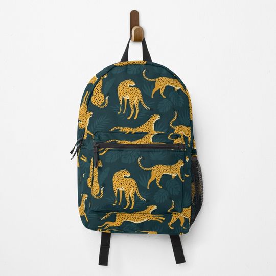 Night Cheetah Pattern Backpack