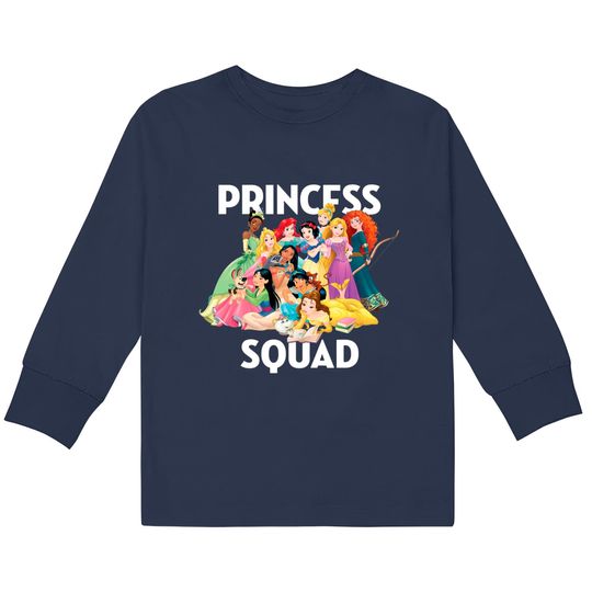 Princess Squad - Disney Princess Kids Long Sleeve T-Shirts