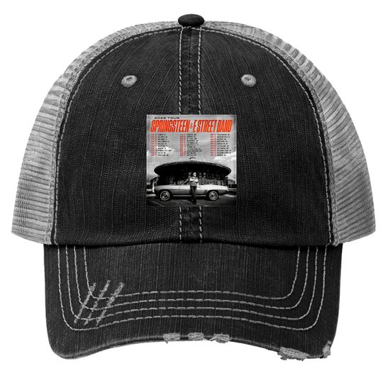 Bruce Springsteen 2023 Tour Trucker Hats, Springsteen n E Street Band Tour Trucker Hats, Rock Tour 2023 Trucker Hats