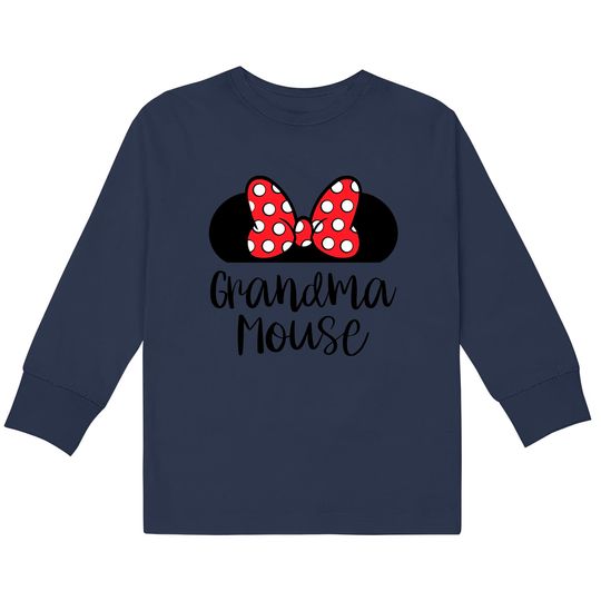 Grandma Minnie Mouse Kids Long Sleeve T-Shirts - Disney Trip Kids Long Sleeve T-Shirts - Cute Minnie Kids Long Sleeve T-Shirts