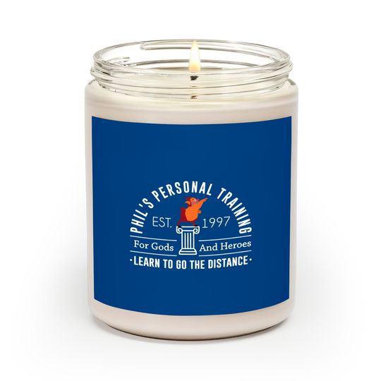 Hercules Scented Candles, Phil's Personal Training, Greek Gods Scented Candles, Mens Disney Scented Candles, Magic Kingdom Scented Candles