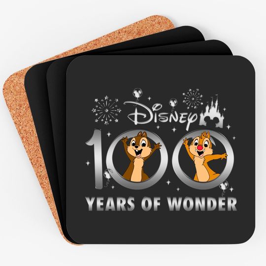 Chip And Dale Coasters,Disney 100 Years of Wonder Coasters,Disney Vacation Coasters