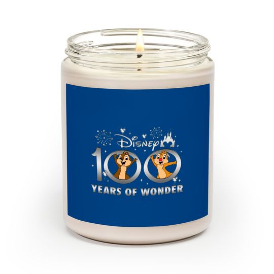 Chip And Dale Scented Candles,Disney 100 Years of Wonder Scented Candles,Disney Vacation Scented Candles
