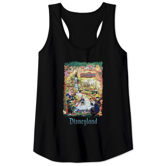 Retro Disneyland Splash Mountain | Disney Characters Splash Mountain Tank Tops