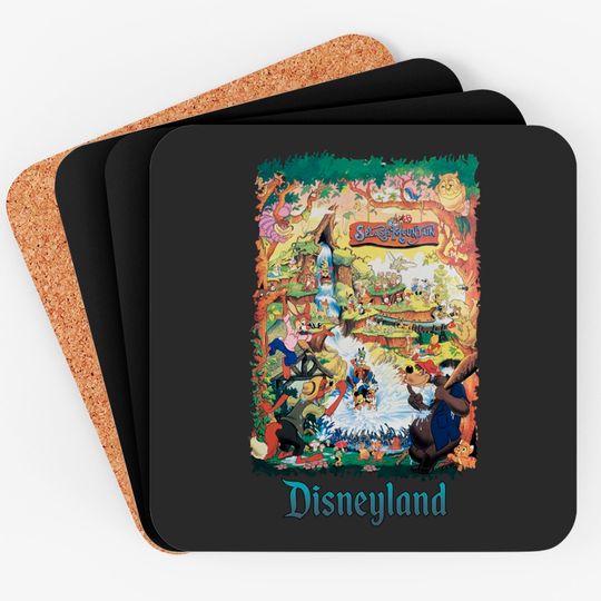 Retro Disneyland Splash Mountain | Disney Characters Splash Mountain Coasters