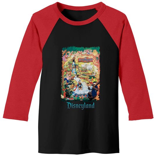 Retro Disneyland Splash Mountain | Disney Characters Splash Mountain Baseball Tees