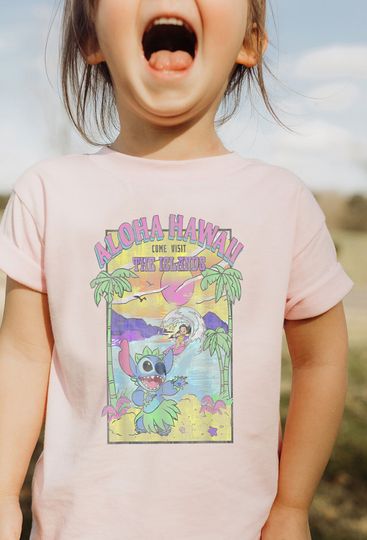 Discover Disney Lilo & Stitch Aloha Hawaii Come Visit The Islands T-Shirt