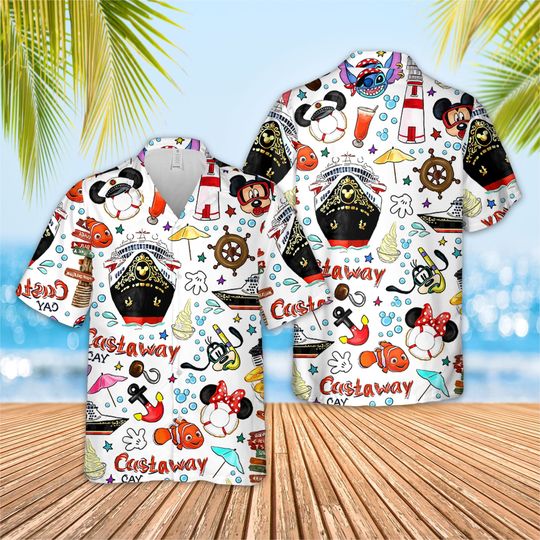 Disney cruise Hawaiian Shirt, Hawaiian Aloha Shirt, Disney Shirt