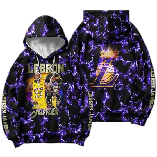 LeBron James 3D Hoodie, LeBron James Basketball Tee, LeBron James Sport Champion 3D Hoodie