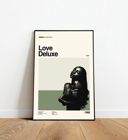 Discover Love Deluxe - Sade - Music Album Poster - Music Poster