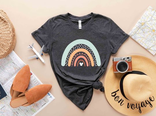 Disney Rainbow Mickey Head T-Shirt, Disney Vacation 2023 Shirt, Disney Girls Trip Shirt