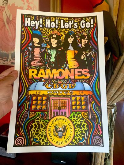 Discover RAMONES, Hey Ho Let's Go Poster