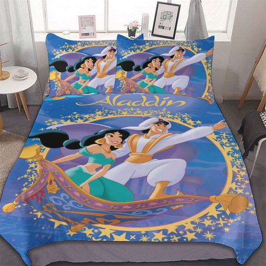 Disney Aladdin and the King of Thieves Duvet Cover Pillow Cover Bedding Set